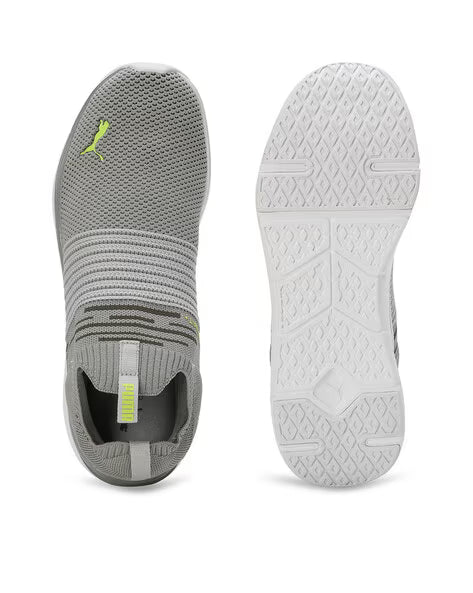 Puma Softride Pro Echo Slip-On Mens Grey Running Shoes