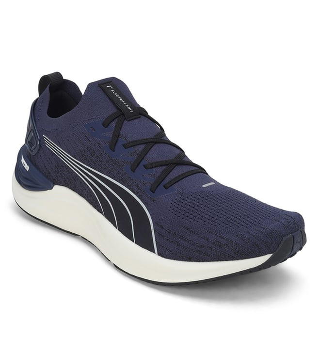 Puma Men's Electrify NITRO 3 Knit Blue Running Shoes