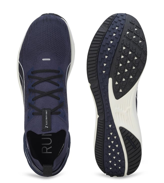 Puma Men's Electrify NITRO 3 Knit Blue Running Shoes