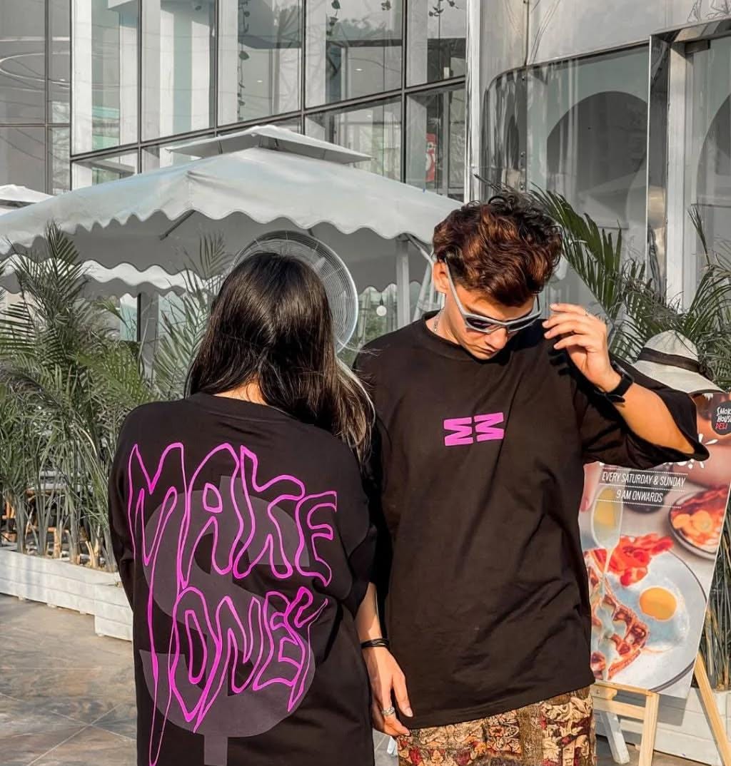 “MAKE MONEY” Oversized Tee – Hustle in Style - PERFÝ